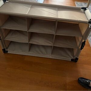 Collapsible Beige Storage Organizer